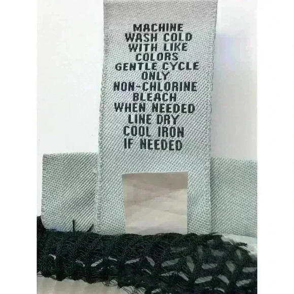 Catherines Open Cardigan 1X Petite Striped Black White Career Office - Picture 4 of 6